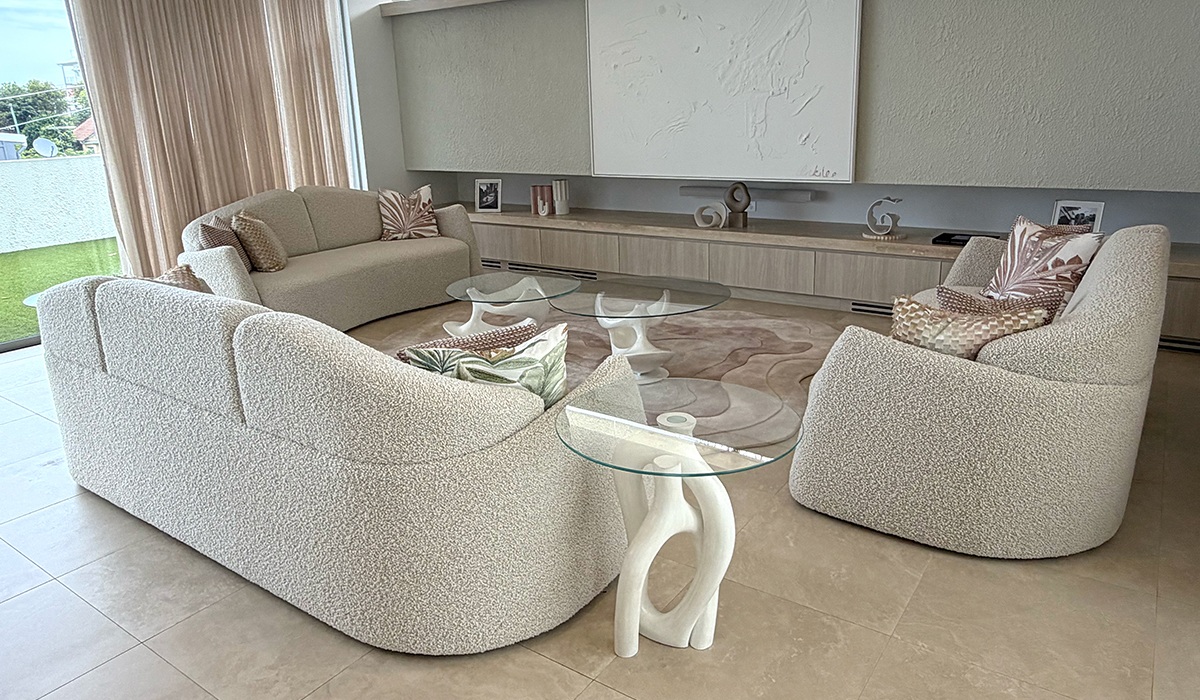 How a Master Designer Transforms a Luxury Sofa Into a Work of Art